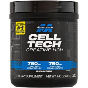 MuscleTech Cell-Tech Creatine HCl+ 120 Servings